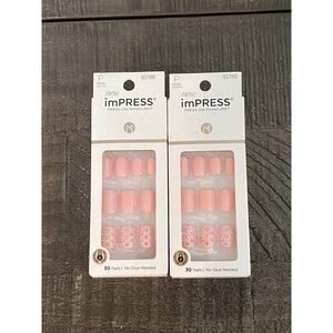 2 Packs of imPRESS press on Manicure petite